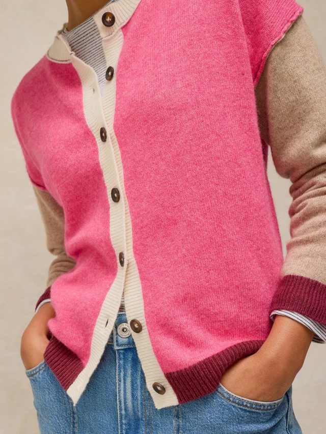 Cardigan Sansa Colour-Block
