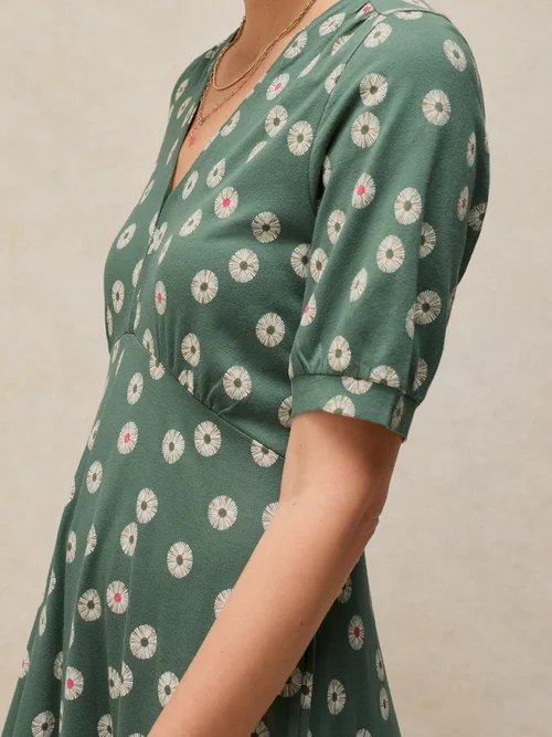 Jerseykleid Megan - Green Pr - 50/R Bild 3