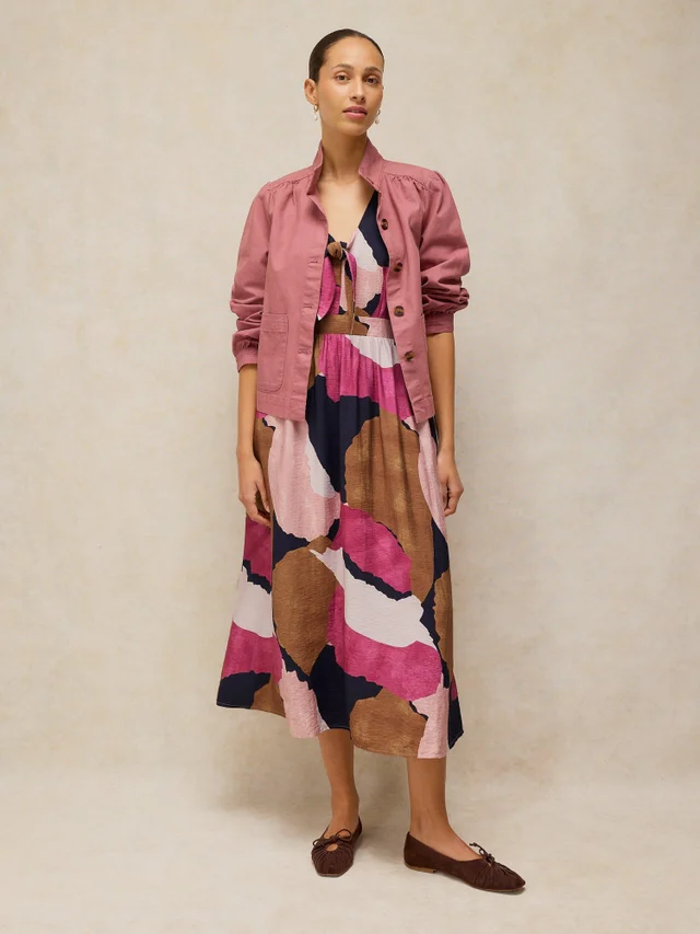 Kleid Maisie mit Knotendetail