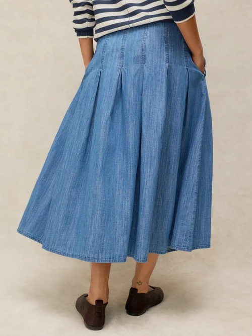 Jeansrock Marlowe - Chamb Blue - 52/R Bild 4