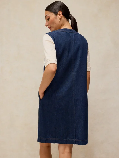 Jeansetuikleid Millie - Dk Denim - 52/R Bild 4