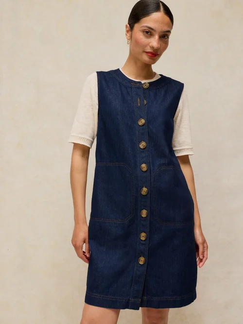 Jeansetuikleid Millie - Dk Denim - 52/R Bild 2