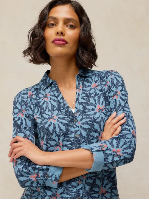 Jerseybluse Annie - Navy Multi - 48 Bild 2