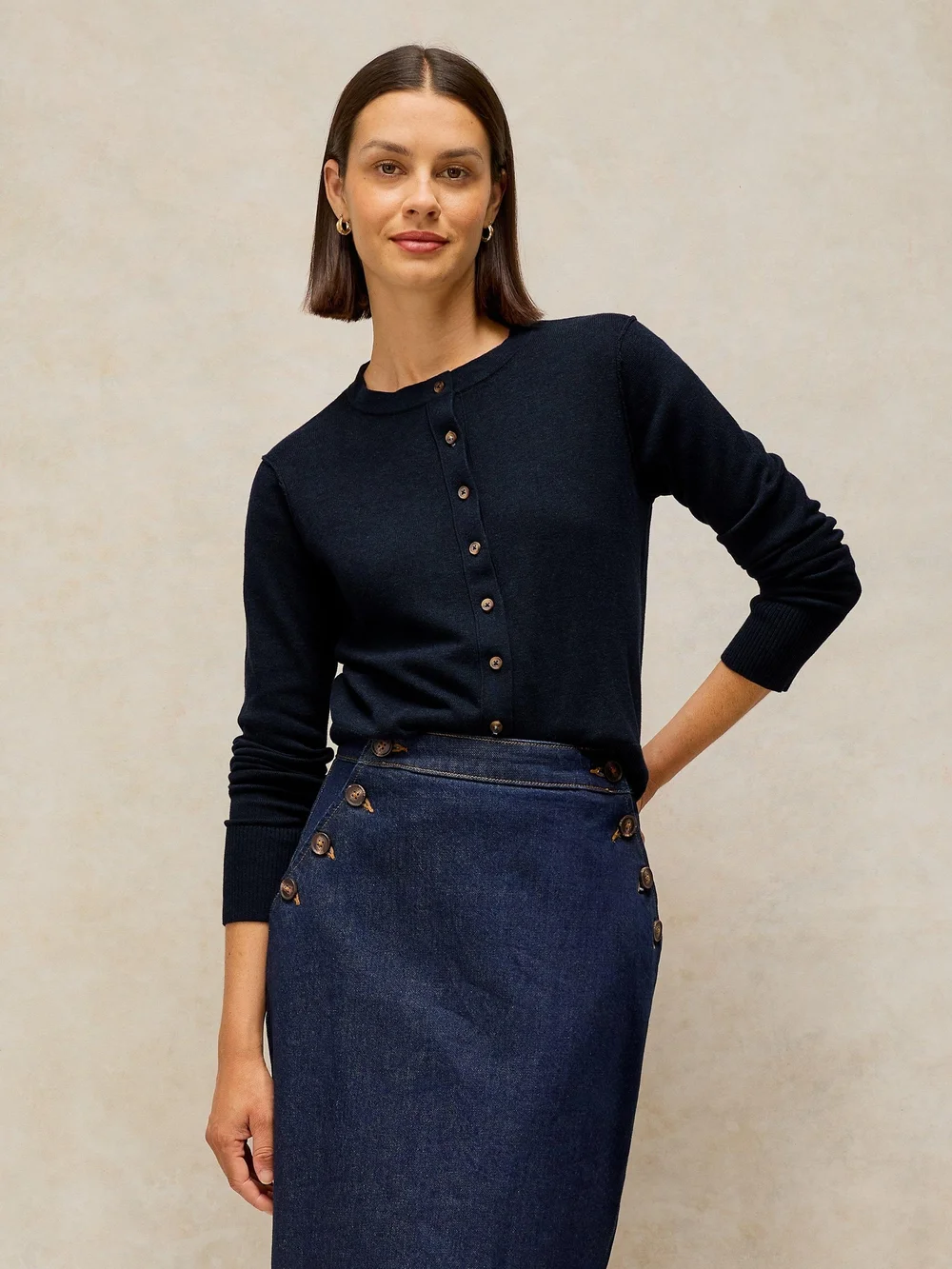 Cardigan Lois - Dark Navy - 48 Bild 1