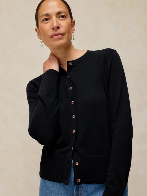 Cardigan Lois - Pure Blk - 50 Bild 2