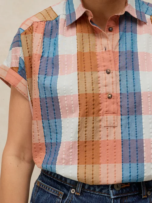 Überziehbluse Orla - Pink Mlt - 52 Bild 3