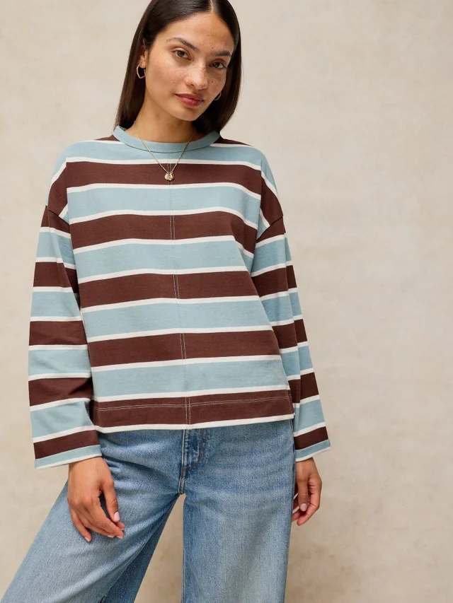 Gestreiftes Langarmshirt Kim