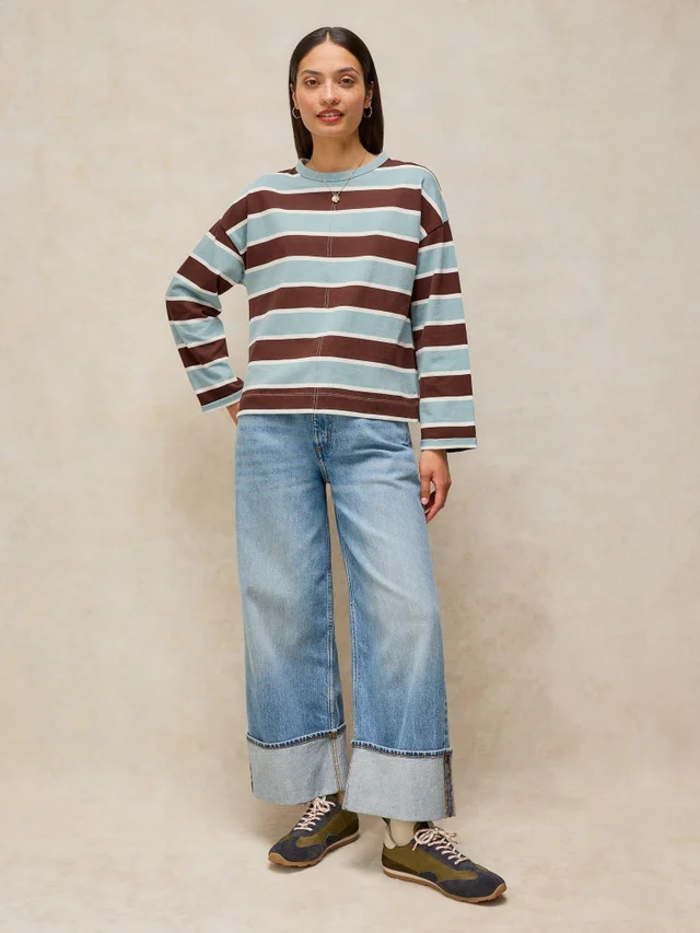 Gestreiftes Langarmshirt Kim