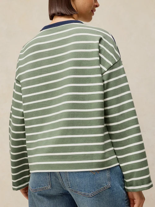 Gestreiftes Langarmshirt Kim - Navy Multi - 52 Bild 4