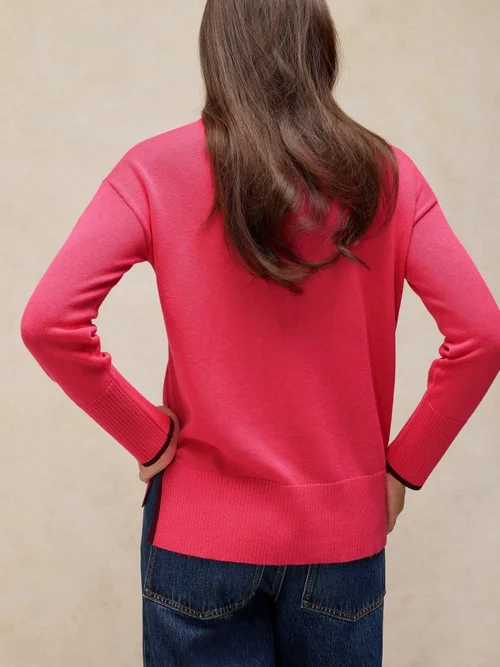 Pullover Olive - Brt Pink - 50 Bild 4