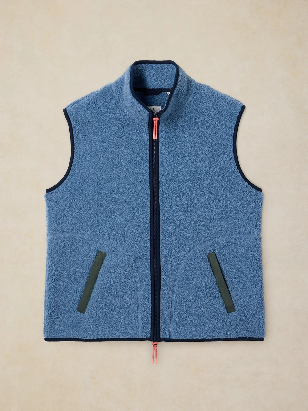 Teddyfell-Weste mit Reißverschluss - Mid Blue - XXXL Bild 1