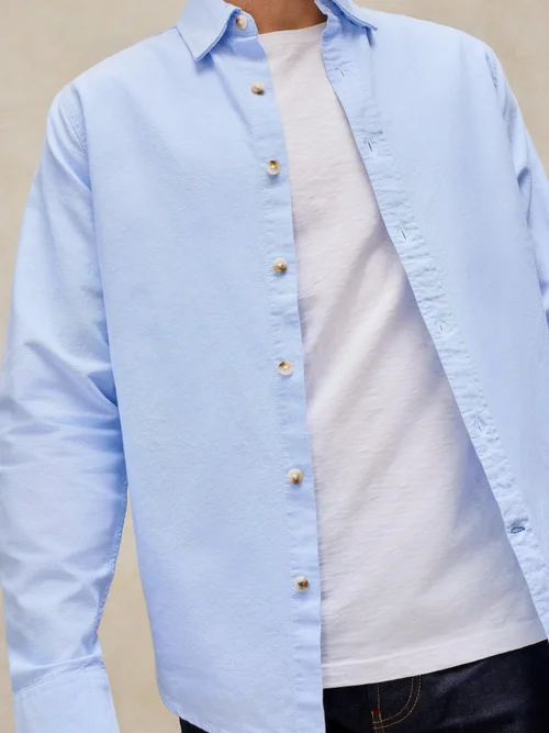 Oxfordhemd Bruton - Chamb Blue - XXL/R Bild 3