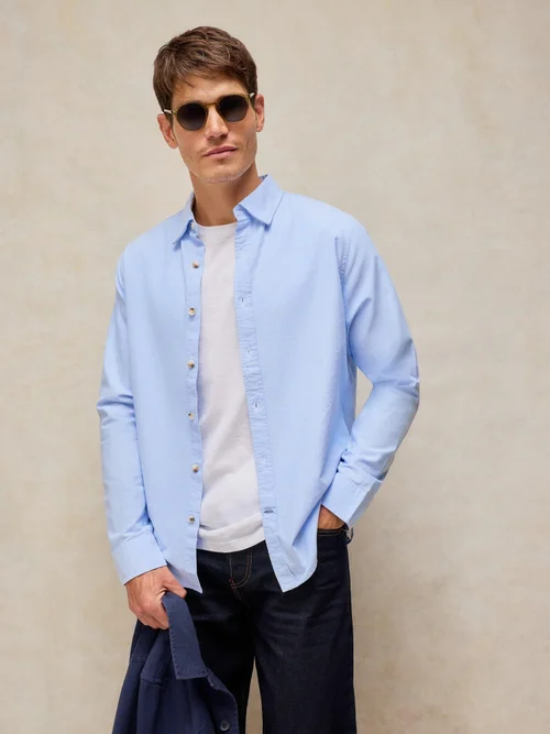 Oxfordhemd Bruton - Chamb Blue - XXL/R Bild 2