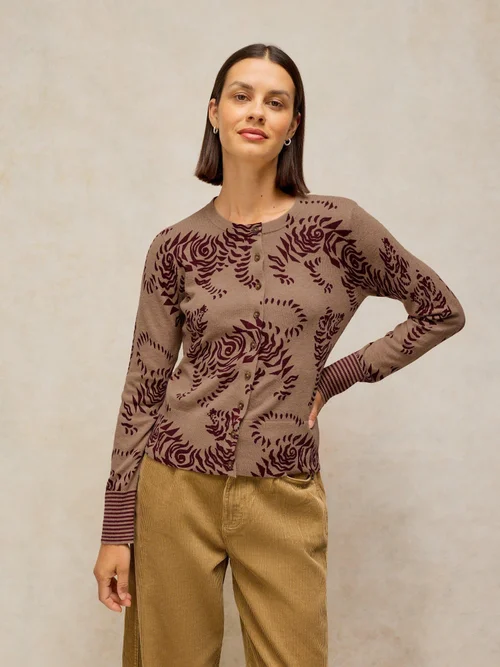 Print-Cardigan Lois - Nat Mlt - 52 Bild 3