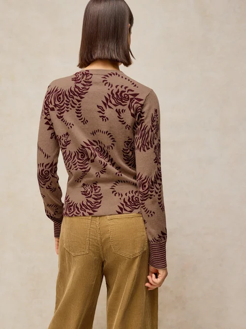 Print-Cardigan Lois - Nat Mlt - 52 Bild 4