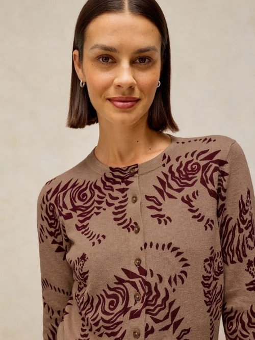 Print-Cardigan Lois - Nat Mlt - 52 Bild 1