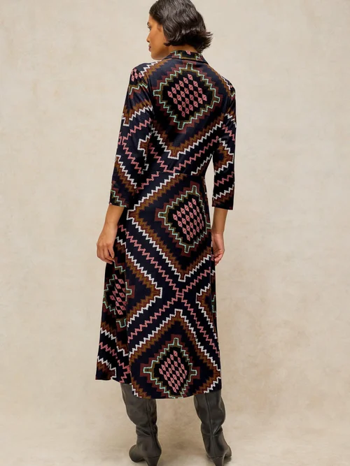 Jerseykleid Rua - Navy Multi - 50/R Bild 4