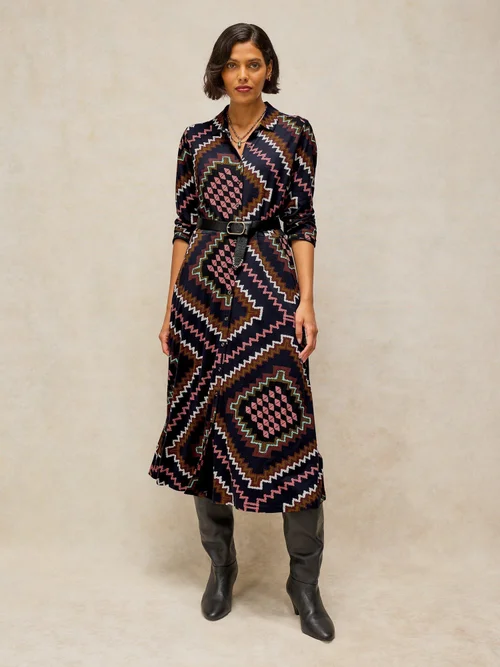 Jerseykleid Rua - Navy Multi - 50/R Bild 1