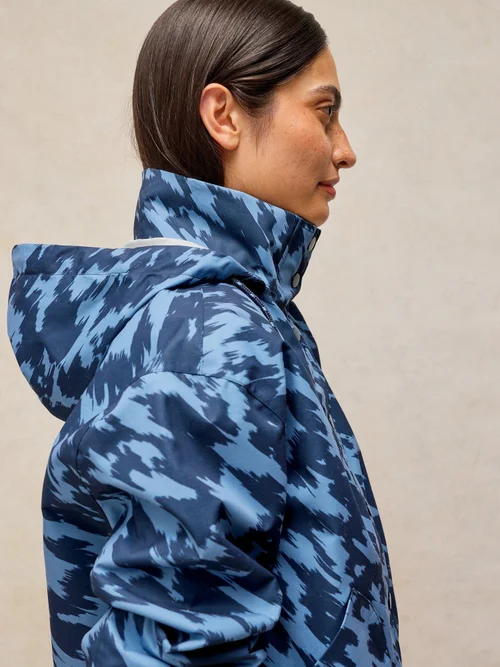 Kurze Regenjacke Beth - Navy Multi - 46 Bild 3