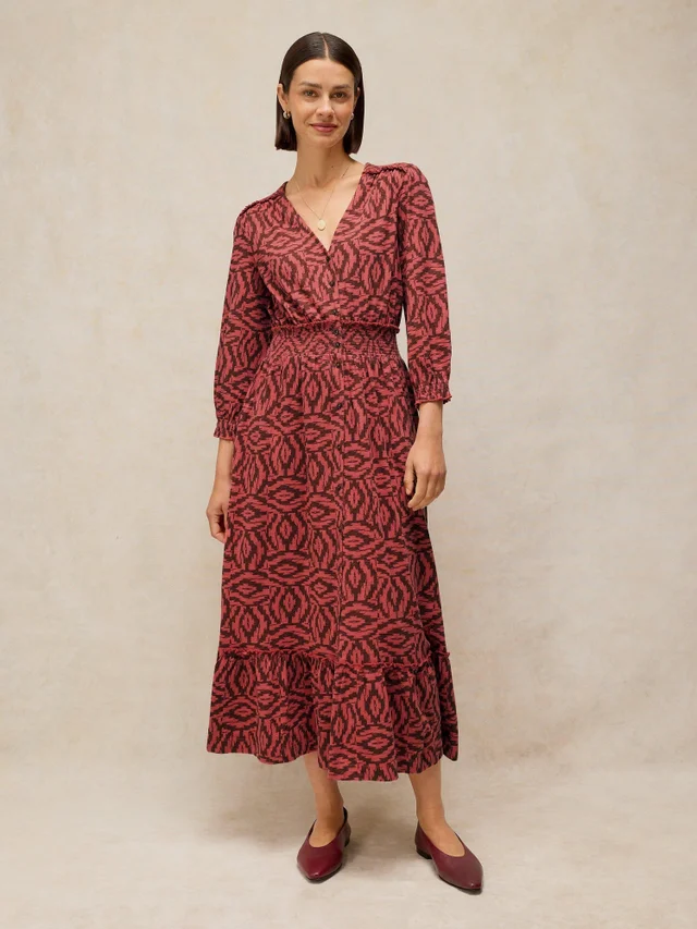 Gerafftes Kleid Jonie