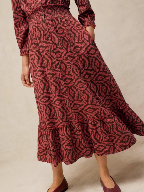 Gerafftes Kleid Jonie - Plum Pr - 52/R Bild 3