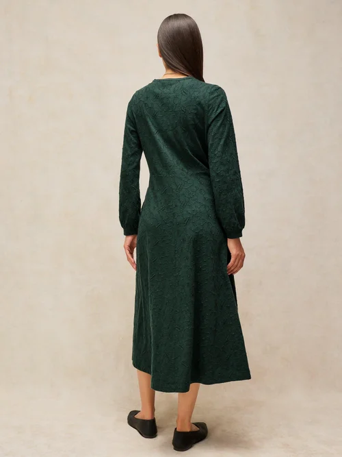 Besticktes Jerseykleid Megan - Dk Green - 52/R Bild 4