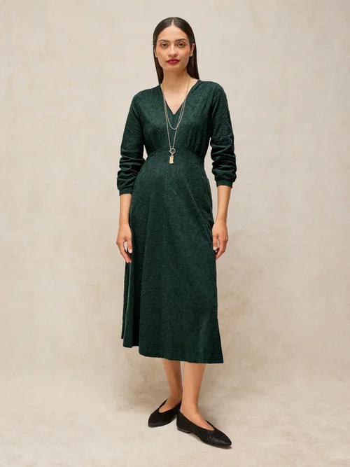 Besticktes Jerseykleid Megan - Dk Green - 52/R Bild 1