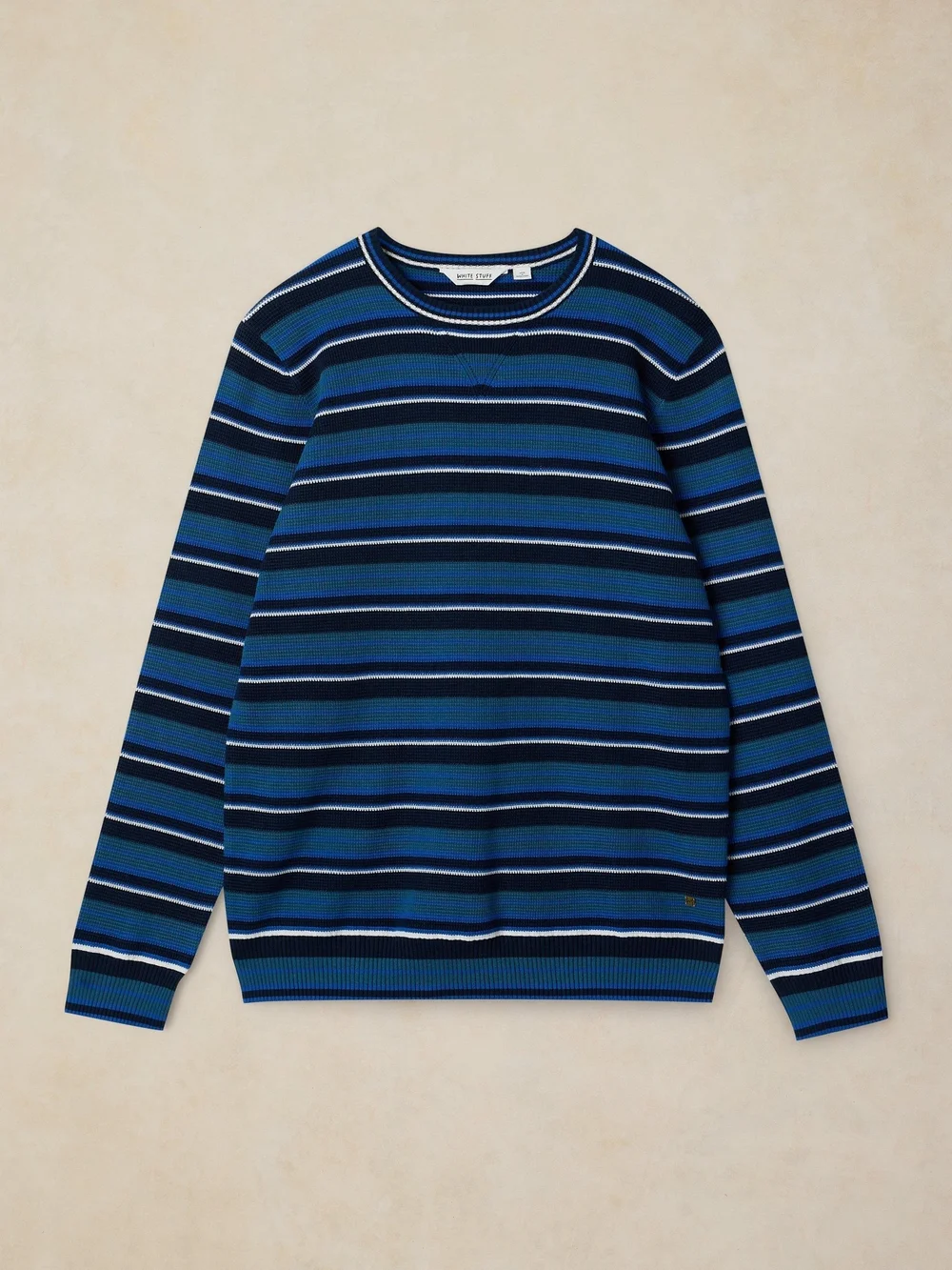 Gestreifter Pullover Attadale - Blue Mlt - XXL/R Bild 1