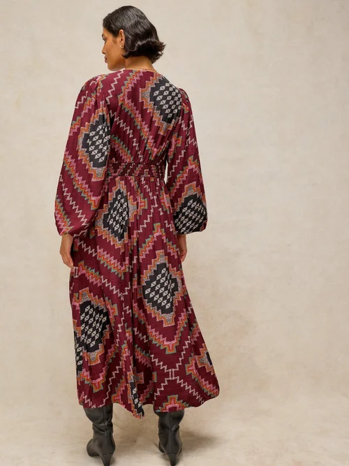 Midikleid Leela - Plum Mlt - 46/R Bild 4