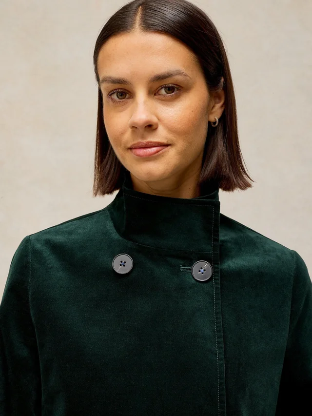 Samtmantel Kaia