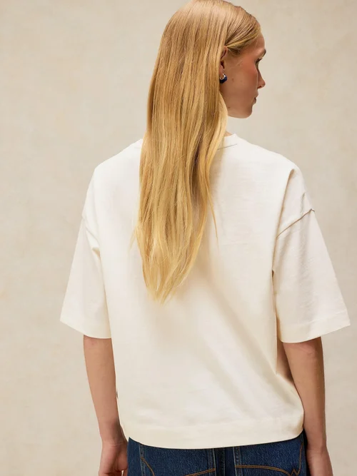 Besticktes T-Shirt Katya - Ivory Mlt - 52 Bild 4