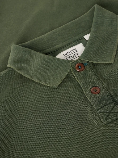 Langarm-Polohemd Utility - Dk Green - XXXL/R Bild 2