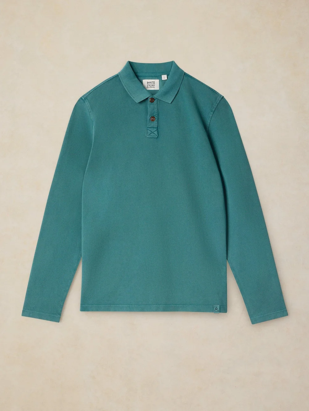 Langarm-Polohemd Utility - Mid Teal - XXL/R Bild 1
