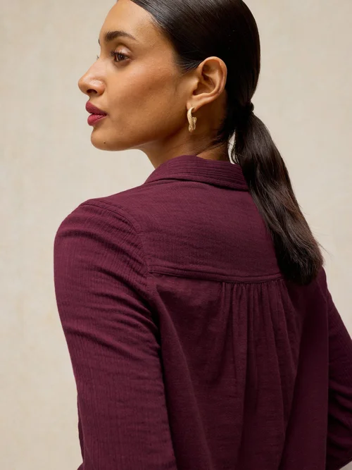 Bluse Annie - Dk Plum - 48 Bild 4