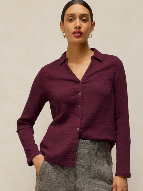 Bluse Annie - Dk Plum - 48 Bild 1