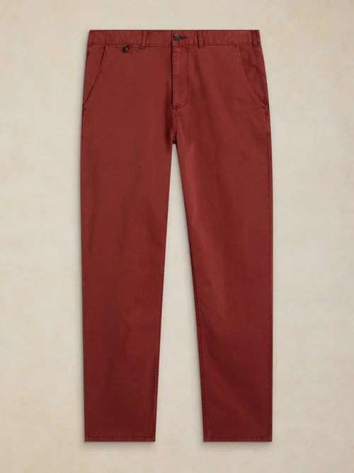 Chinohose Sutton aus Bio-Baumwolle - Dk Red - 40/R Bild 1