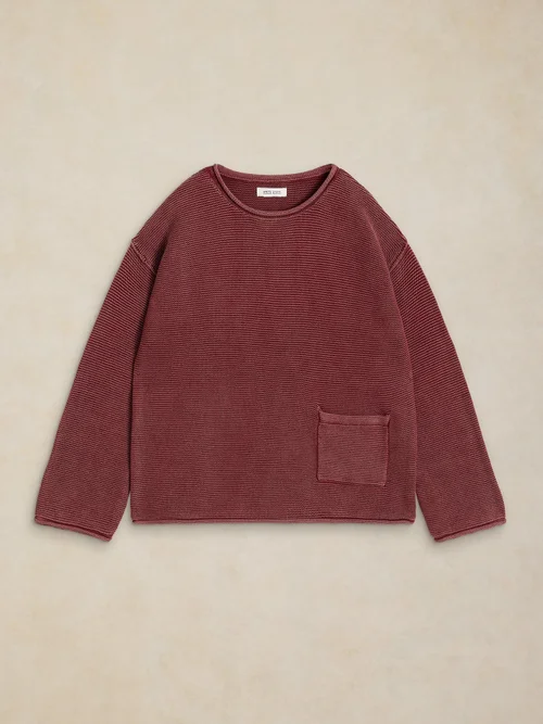 Washed Pullover Gigi - Mid Plum - 50 Bild 1
