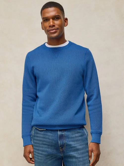 Pullover Attadale mit Rundhalsausschnitt - Brt Blue - XXL/R Bild 1