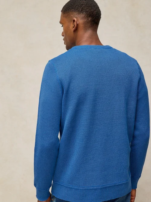 Pullover Attadale mit Rundhalsausschnitt - Brt Blue - XXL/R Bild 4
