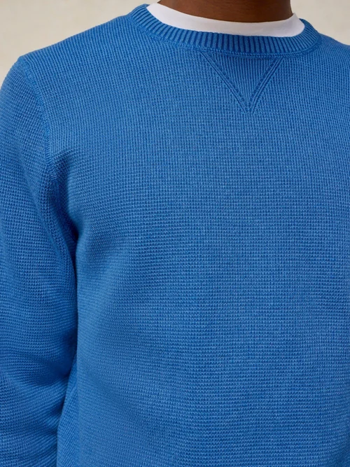 Pullover Attadale mit Rundhalsausschnitt - Brt Blue - XXL/R Bild 3