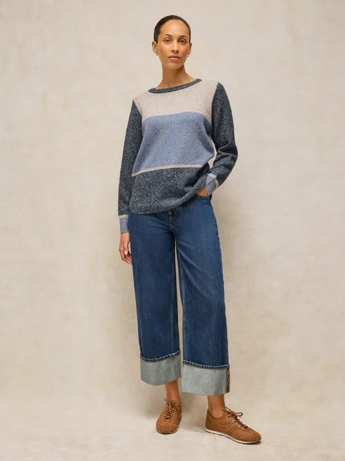 Pullover Talia Colour-Block - Blue Mlt - 50 Bild 2