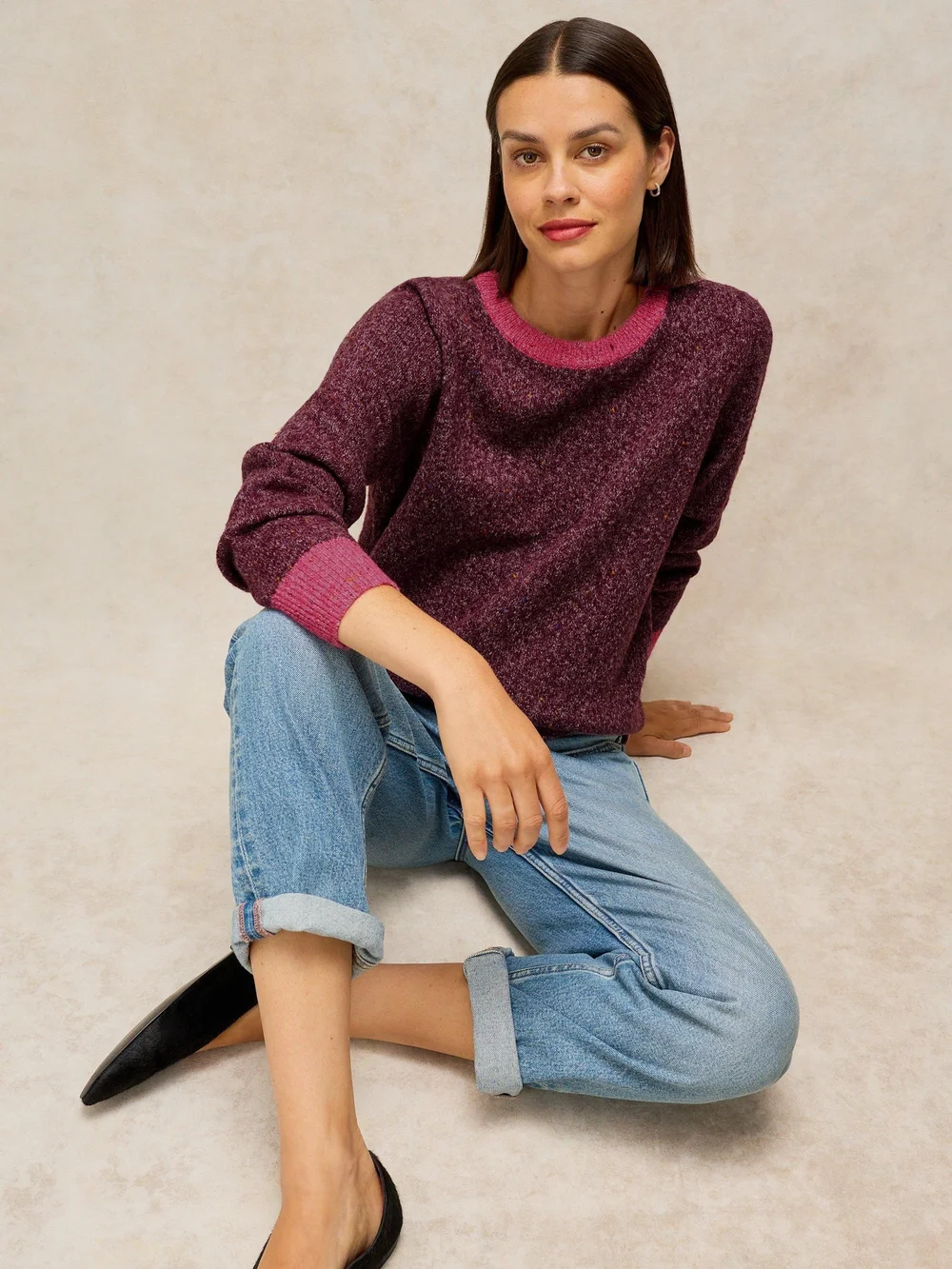Pullover Talia - Plum Mlt - 50 Bild 1