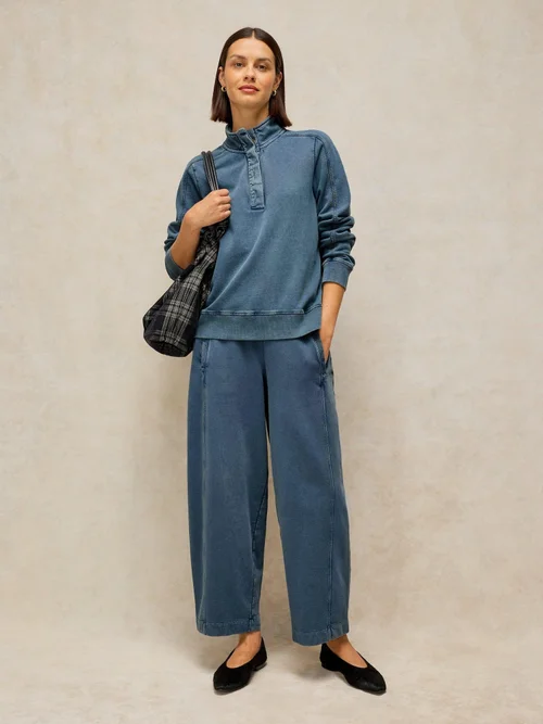Barrel-Jogginghose Ashley - Dk Blue - 52/R Bild 1