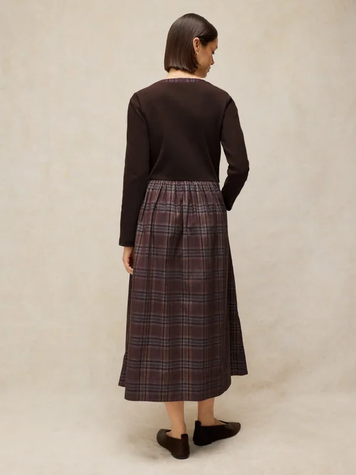 Jerseymix-Kleid Dakota - Brown Mlt - 46/R Bild 4