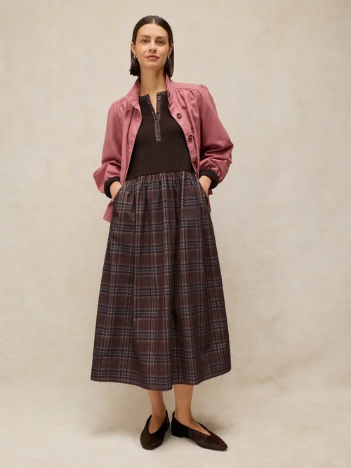 Jerseymix-Kleid Dakota - Brown Mlt - 46/R Bild 1