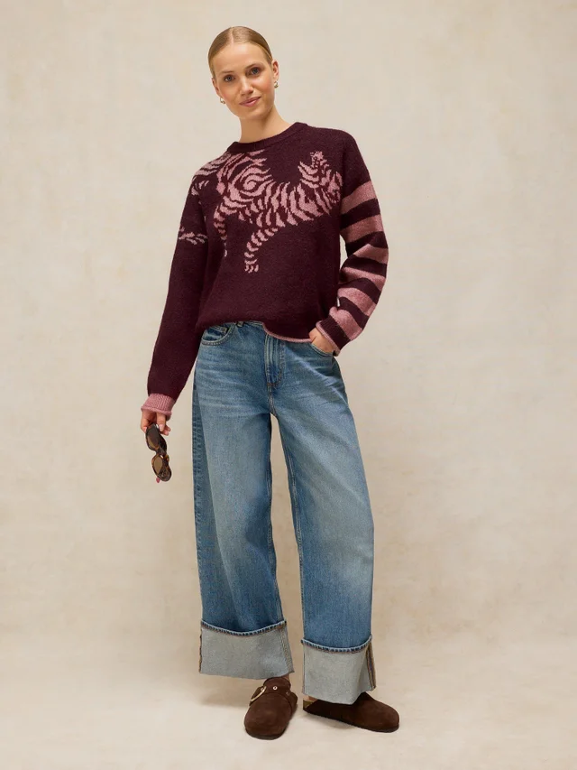 Pullover Tiger mit Streifen
