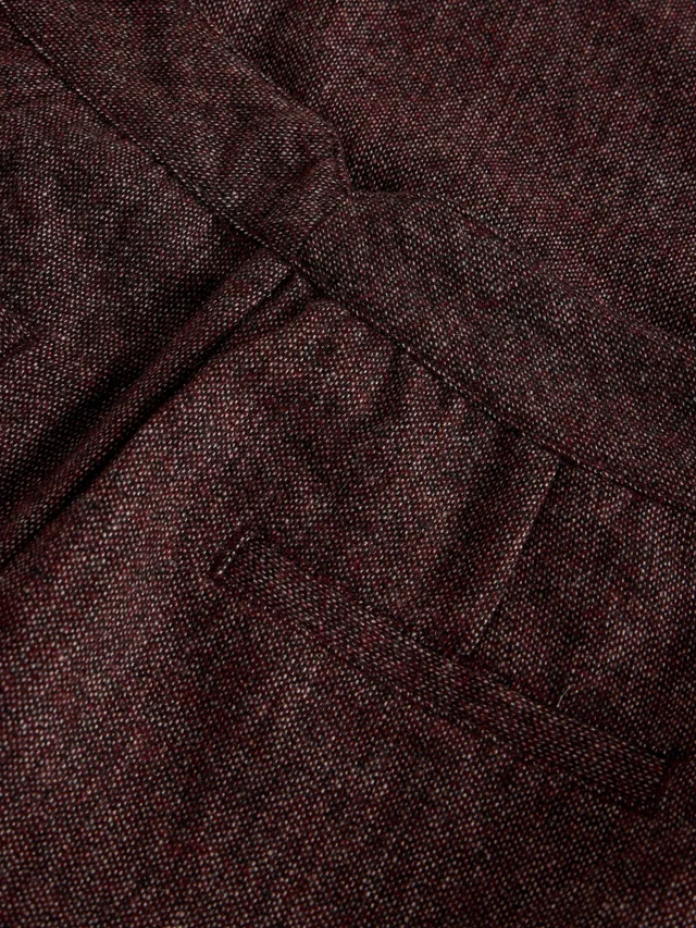 Hose Sasha in Tweed-Optik mit weitem Bein