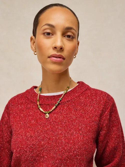 Rundhalspullover Lucie - Brt Red - 48 Bild 3