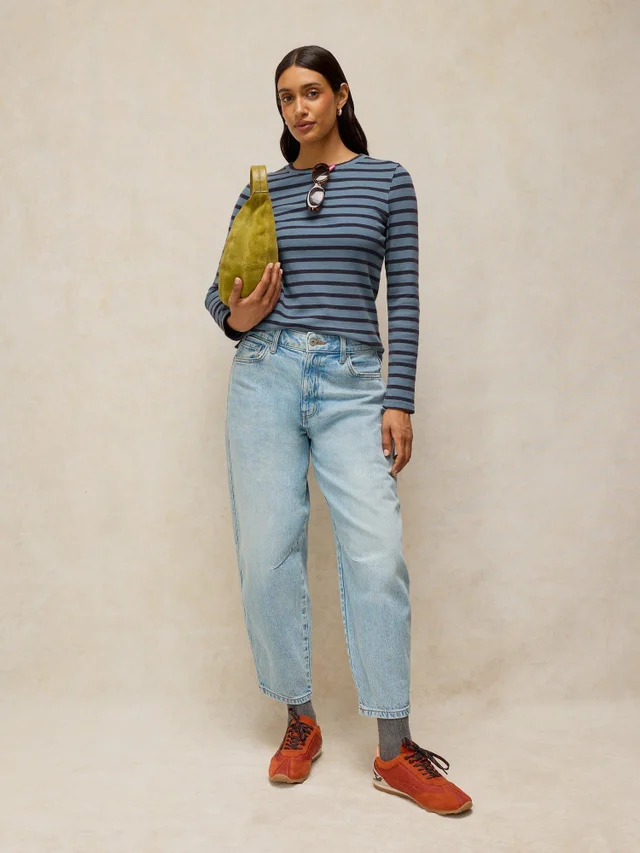 Langarmshirt Sadie mit Streifen