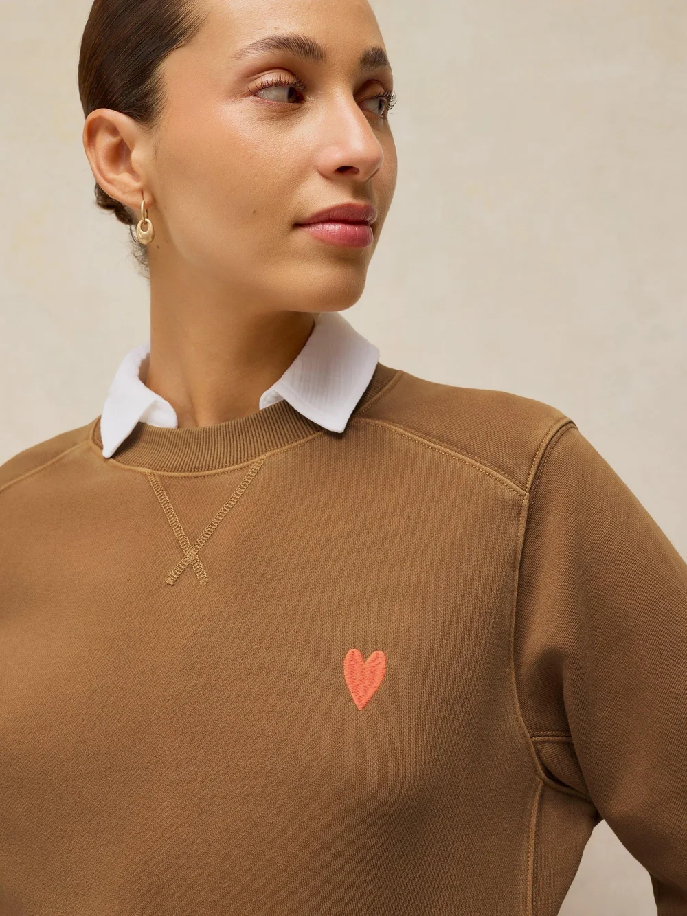 Sweatshirt Daydreamer - Lgt Brown - 36 Bild 1